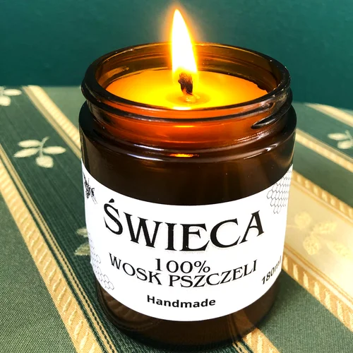 Świeca w słoiku - 180ml - zdjęcie 2