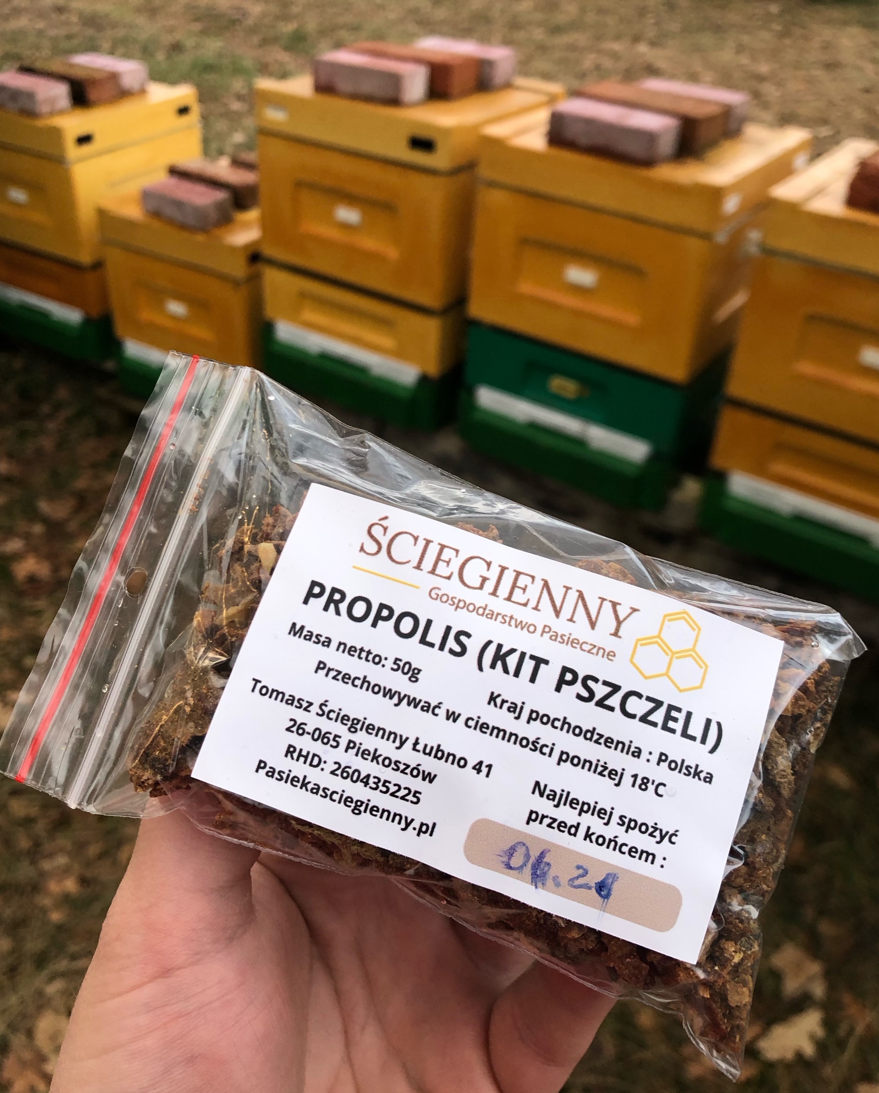 kit pszczeli - propolis 50g